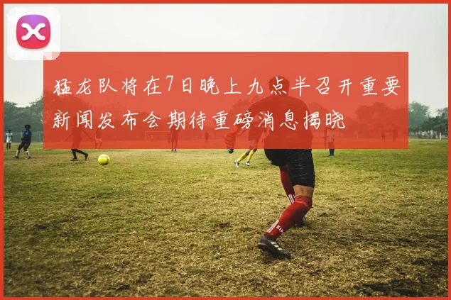 猛龙队将在7日晚上九点半召开重要新闻发布会期待重磅消息揭晓